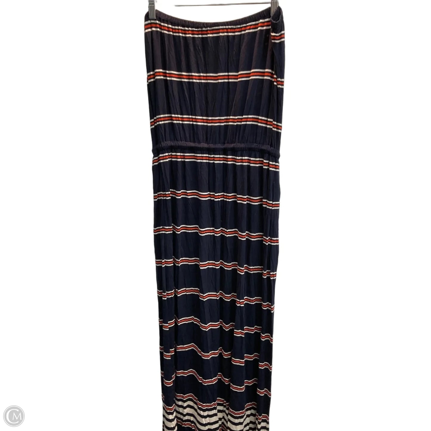 Dress Casual Maxi By J. Crew In Striped Pattern, Size: L