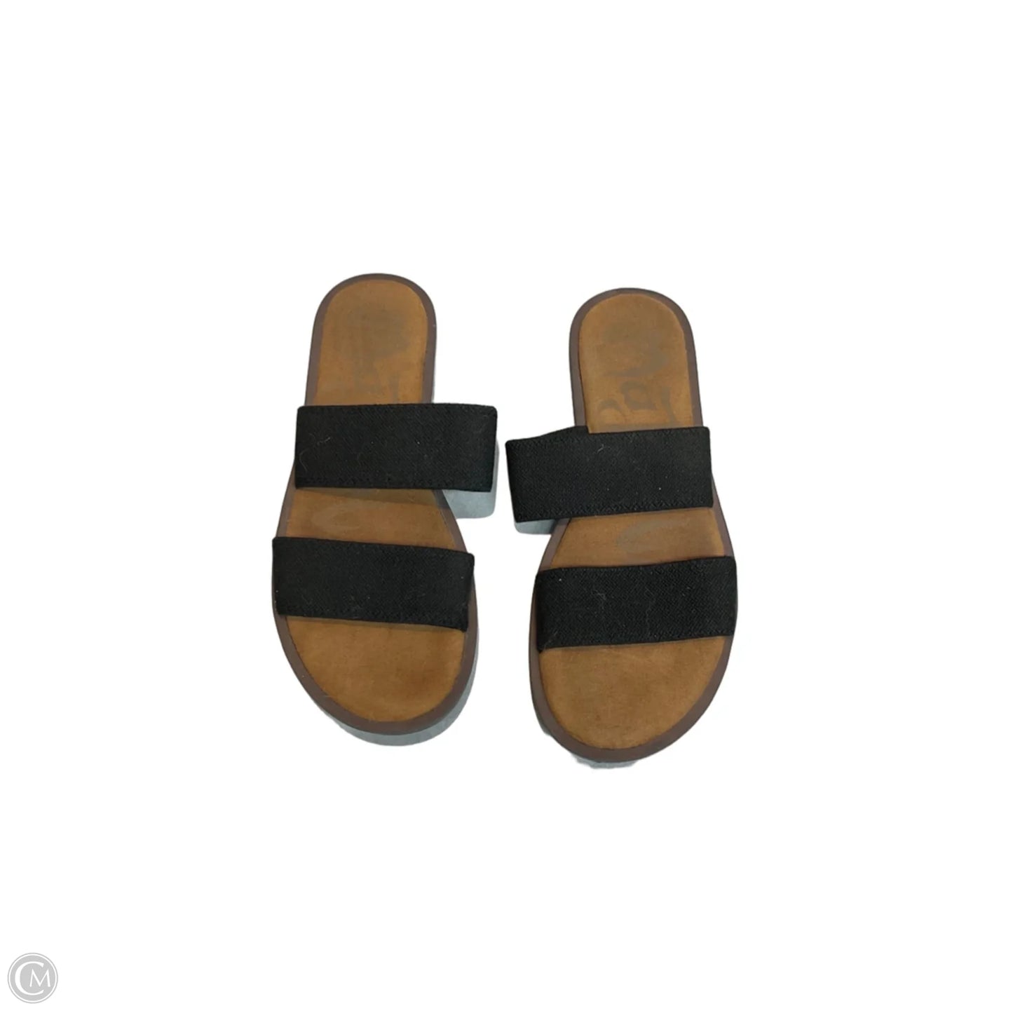 Sandals Flip Flops By Clothes Mentor In Black, Size: 6