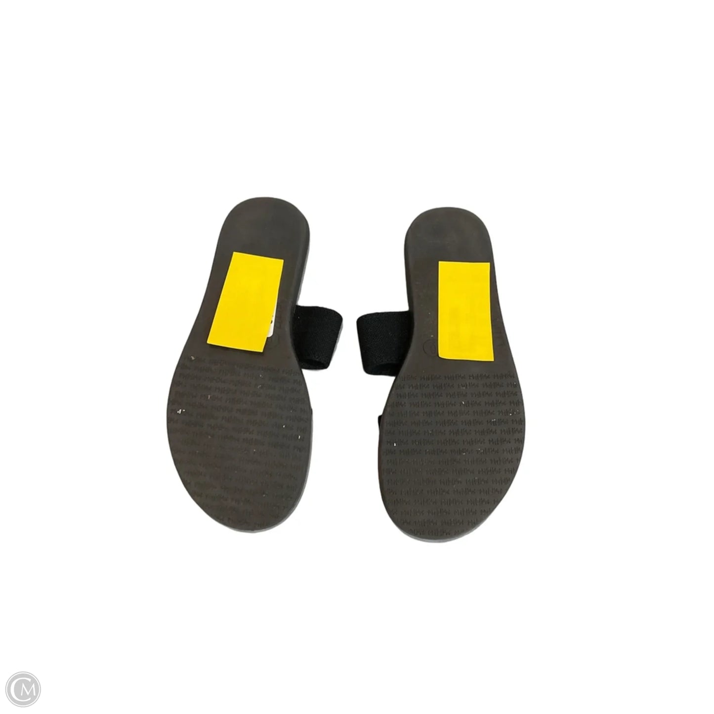 Sandals Flip Flops By Clothes Mentor In Black, Size: 6