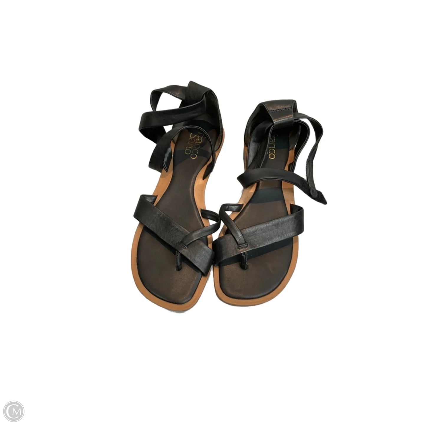 Sandals Flats By Franco Sarto In Black, Size: 8