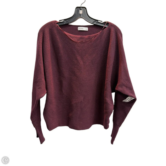 Sweater By Nine West In Maroon, Size: L