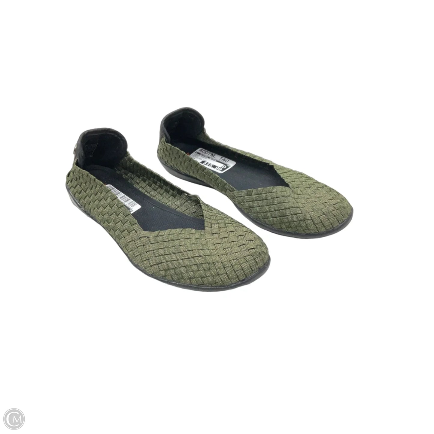Shoes Flats By Clothes Mentor In Green, Size: 8
