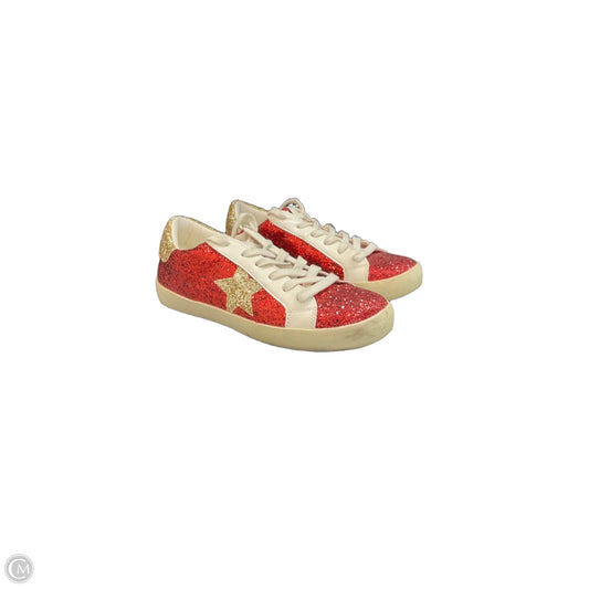 Shoes Sneakers By Clothes Mentor In Red, Size: 7.5