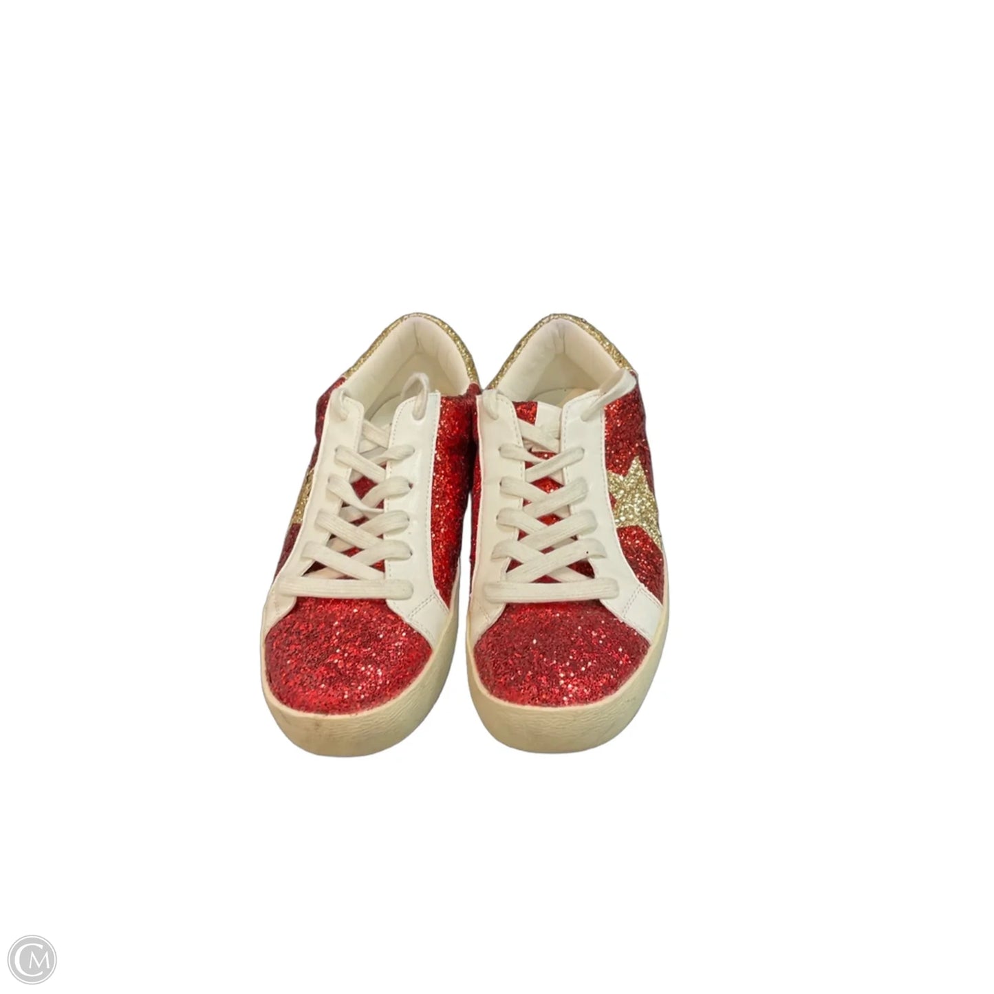 Shoes Sneakers By Clothes Mentor In Red, Size: 7.5