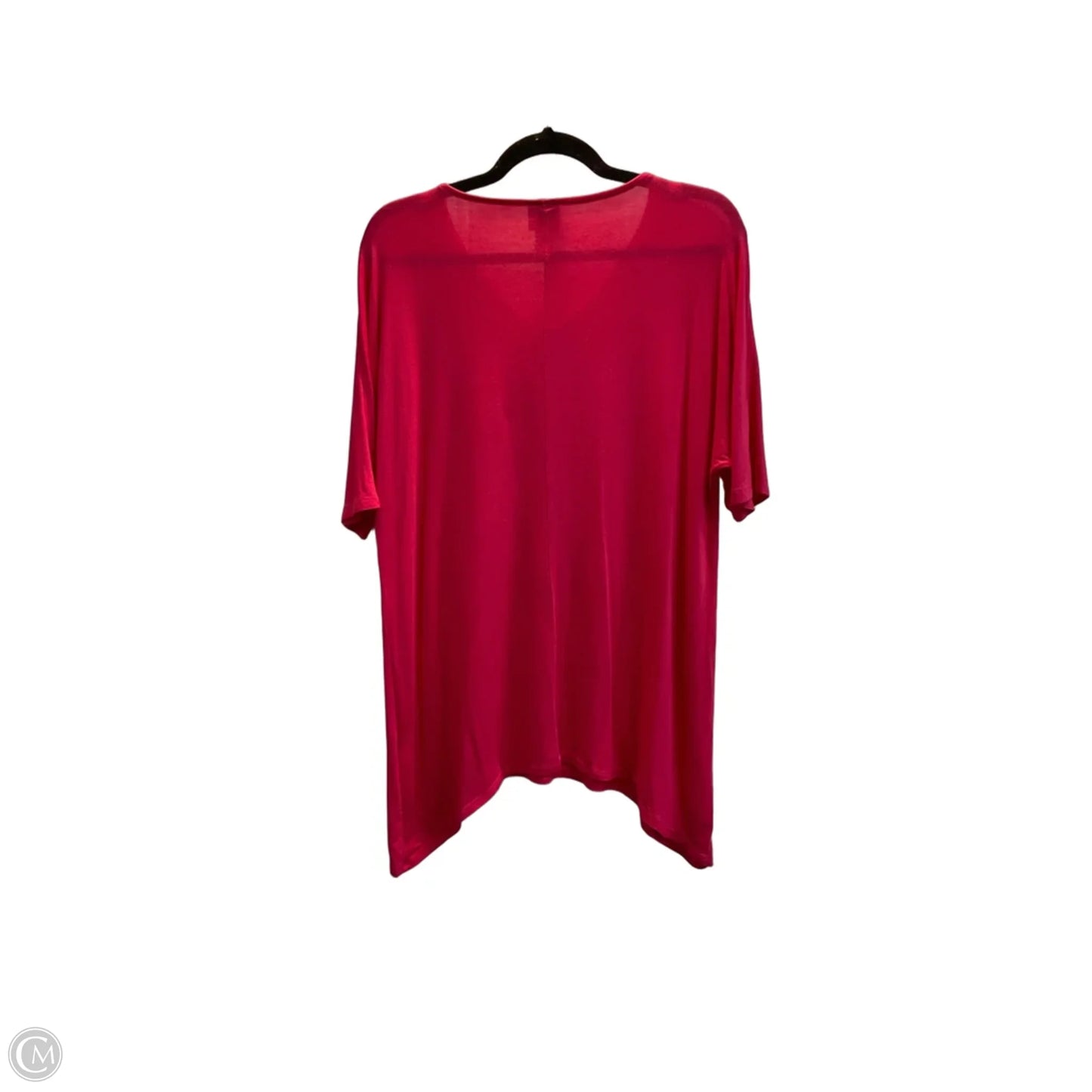 Top Short Sleeve Basic By Chicos In Pink, Size: S