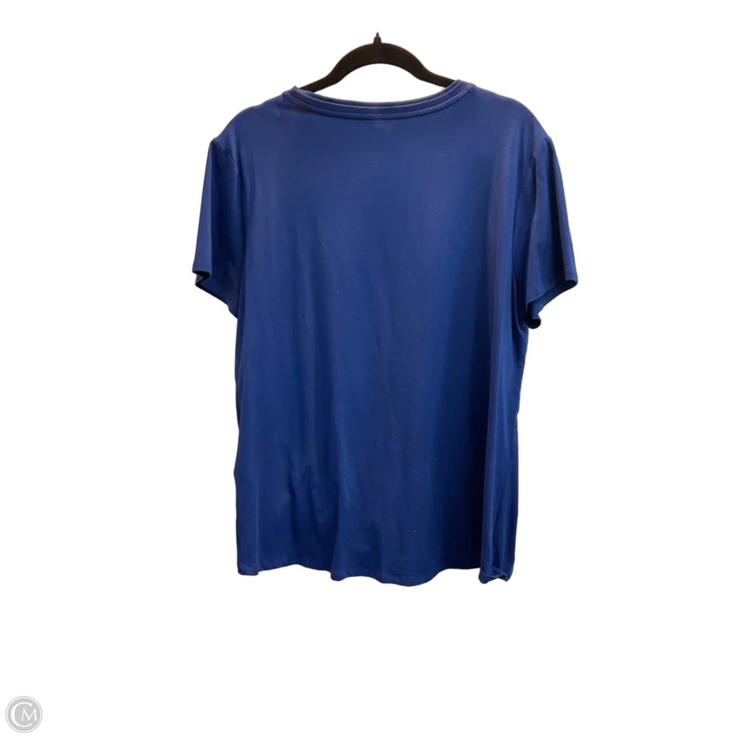 Top Short Sleeve By Chicos In White, Size: Xl