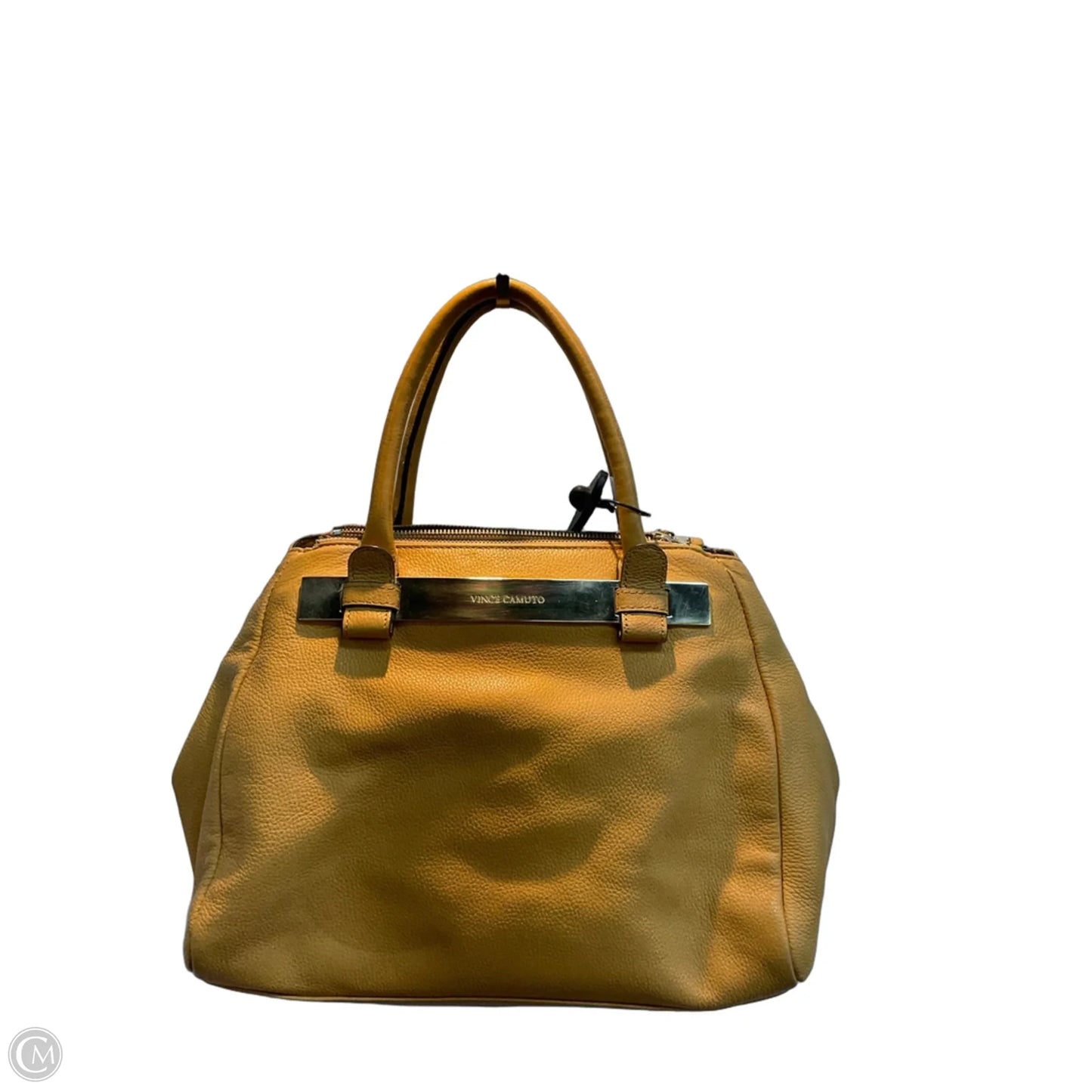 Handbag Leather By Vince Camuto, Size: Medium
