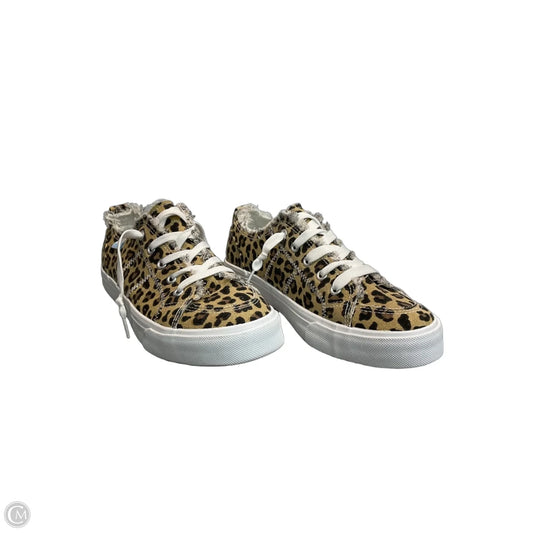 Shoes Sneakers By Clothes Mentor In Leopard Print, Size: 8