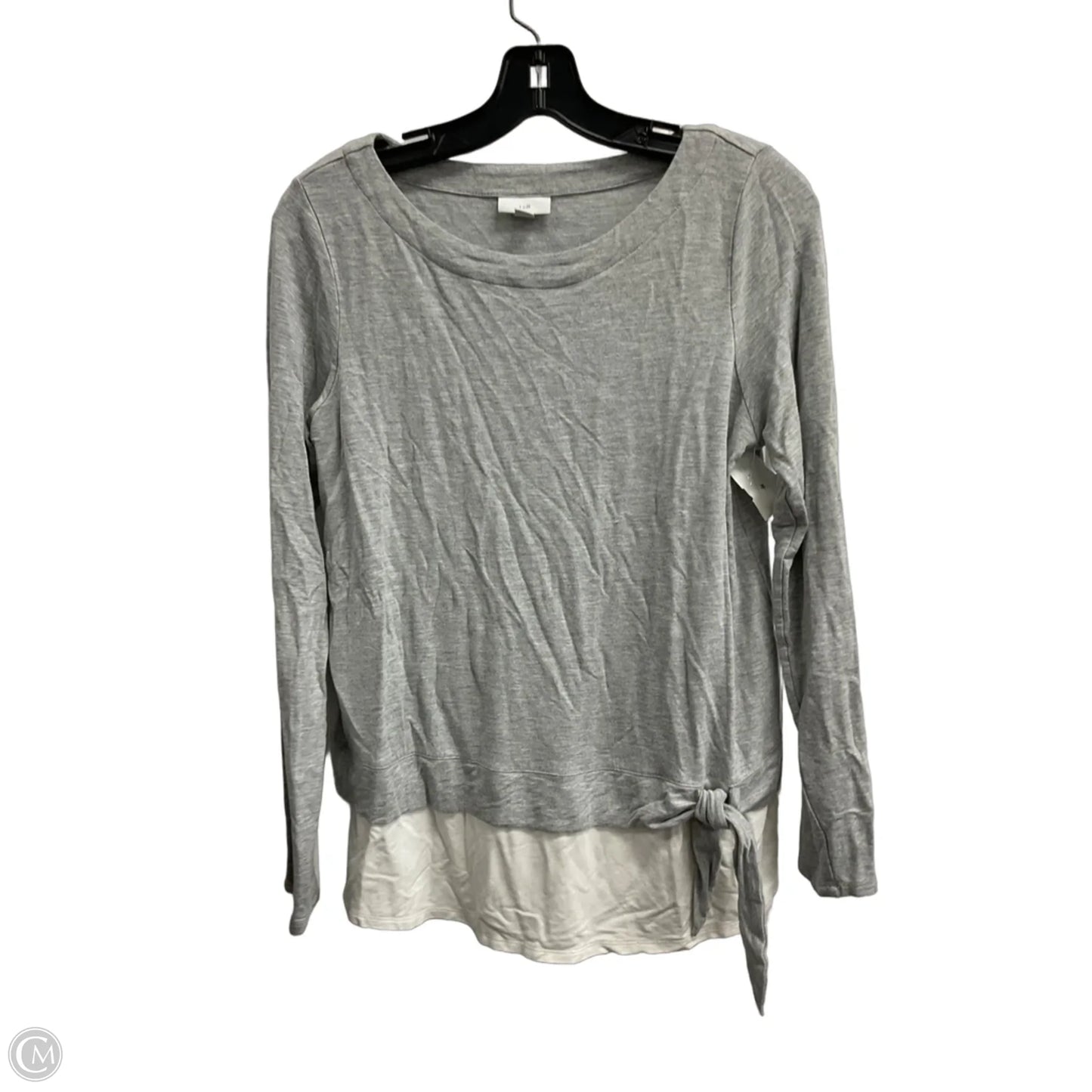 Top Long Sleeve By J. Jill In Grey, Size: S
