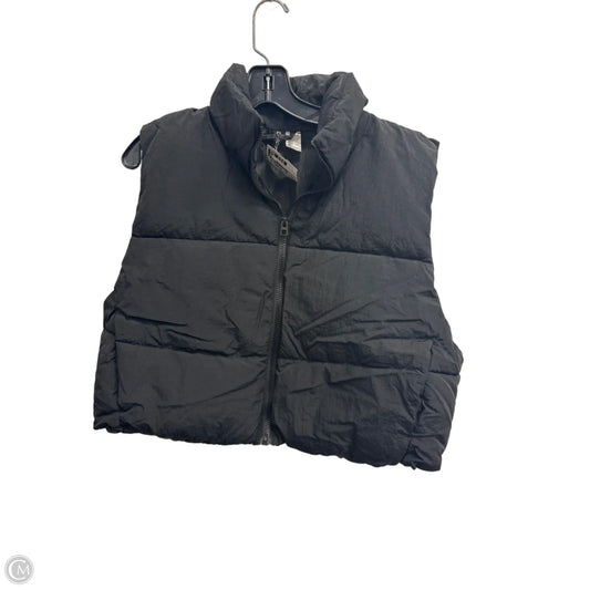 Vest Puffer & Quilted By Divided In Black, Size: L