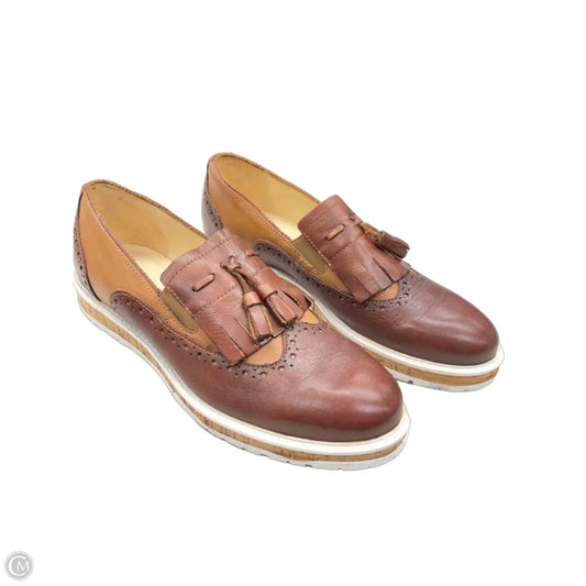 Shoes Flats By Cmb In Brown, Size: 9