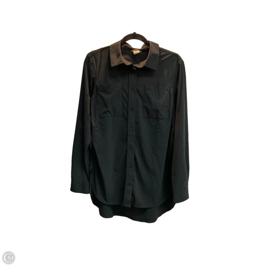Blouse Long Sleeve By Duluth Trading In Black, Size: M