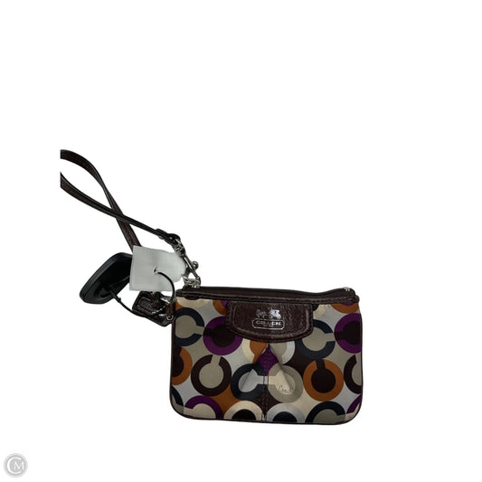 Wristlet Designer By Coach, Size: Small