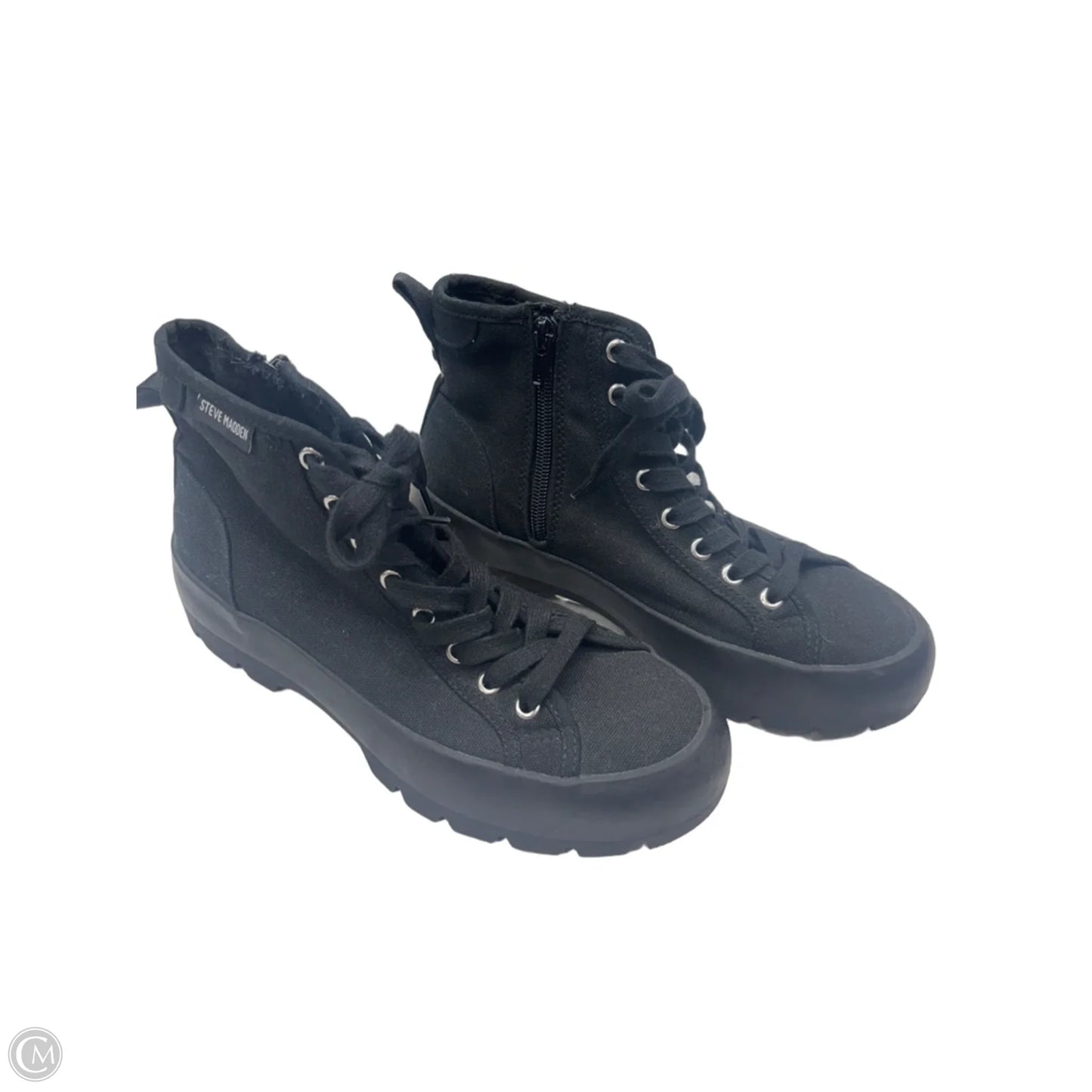 Shoes Sneakers By Steve Madden In Black, Size: 7