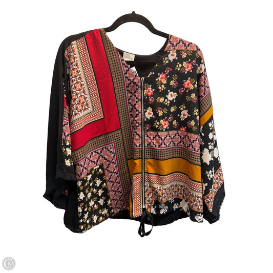 Blouse 3/4 Sleeve By Chicos In Multi-colored, Size: M