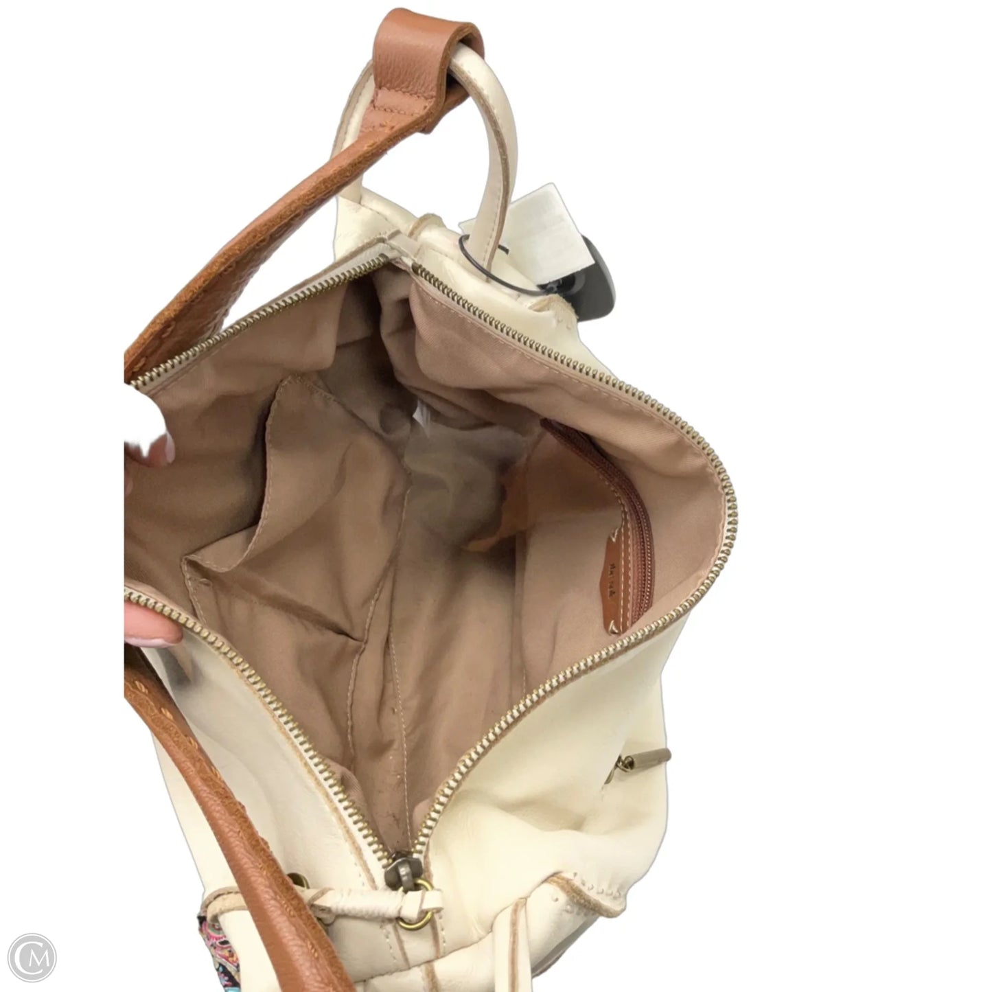 Handbag Leather By The Sak, Size: Medium