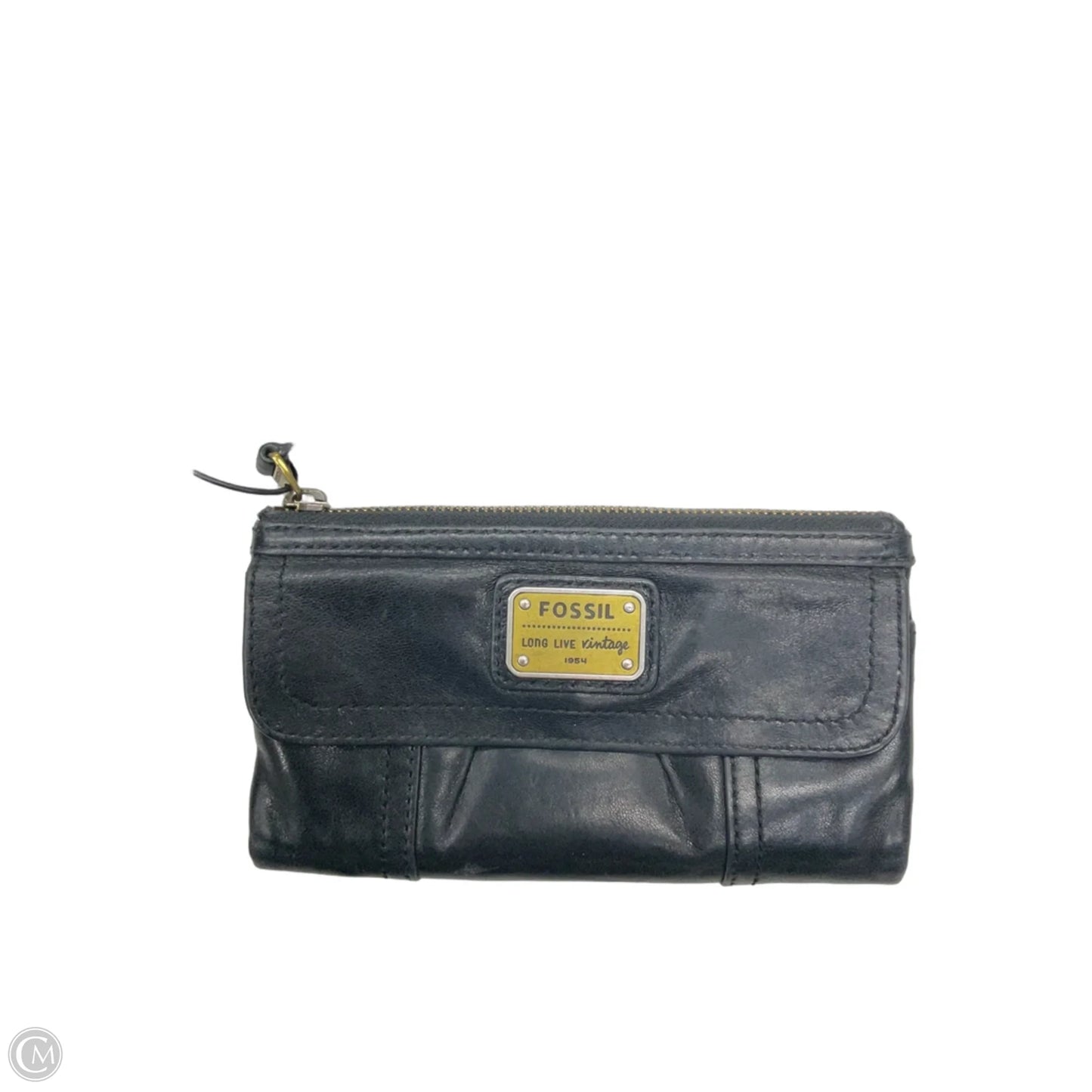 Wristlet Leather By Fossil, Size: Small
