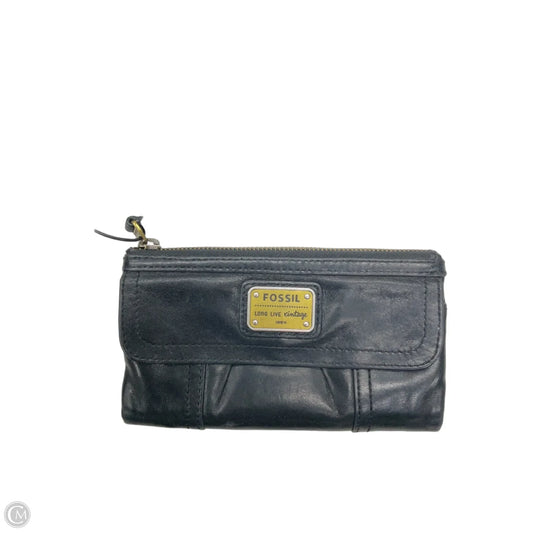 Wristlet Leather By Fossil, Size: Small