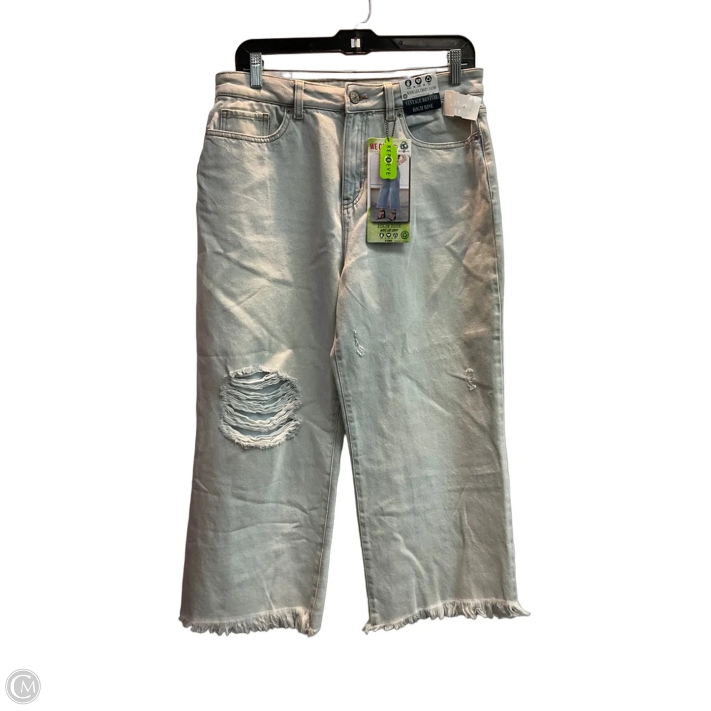 Jeans Wide Leg By Rewash In Blue Denim, Size: 10