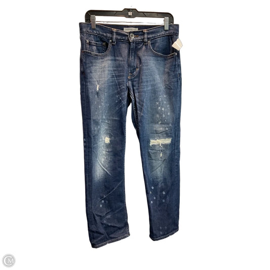 Jeans Straight By Banana Republic In Blue Denim, Size: 6