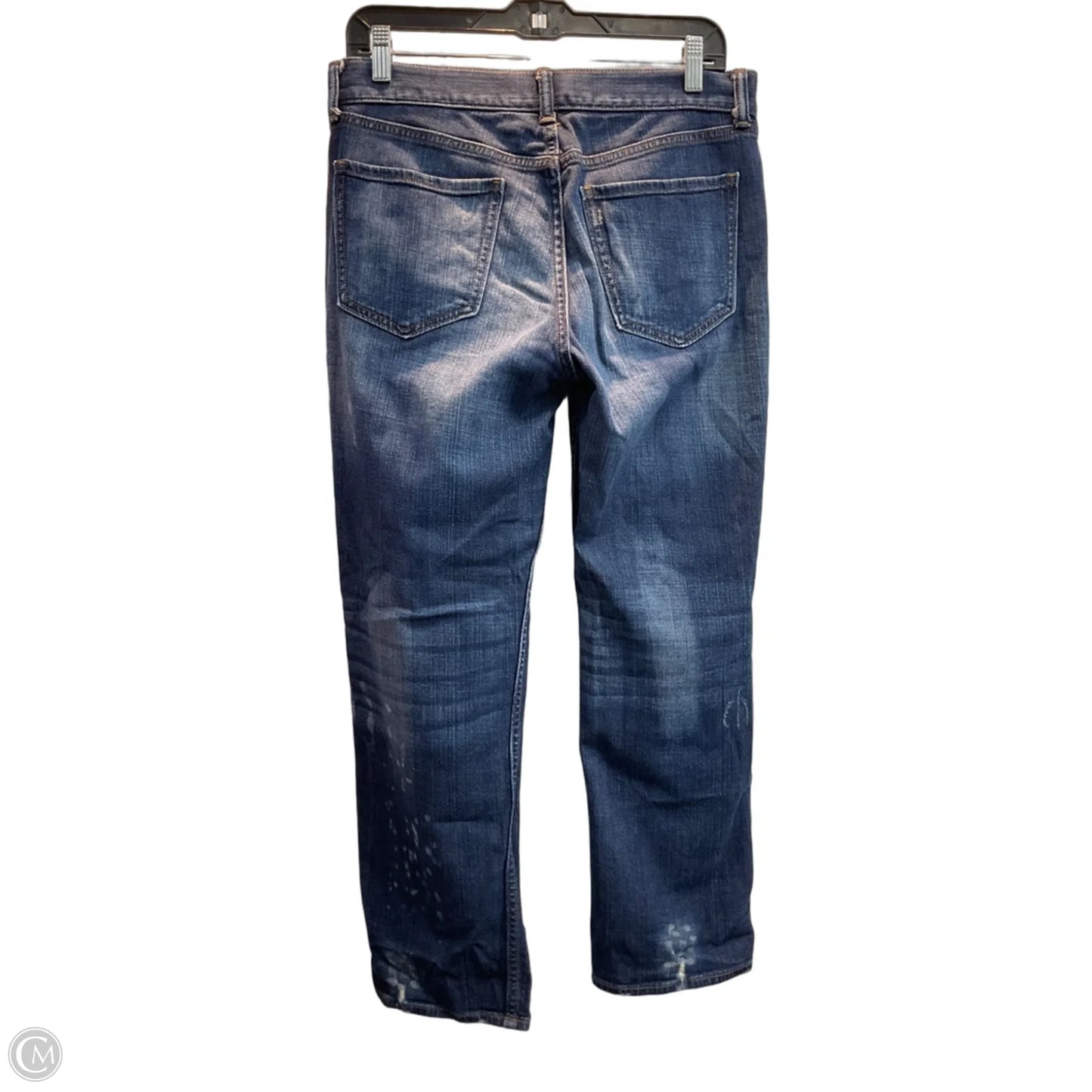 Jeans Straight By Banana Republic In Blue Denim, Size: 6