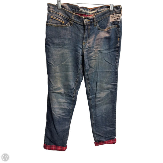 Jeans Boyfriend By Eddie Bauer In Blue Denim, Size: 4