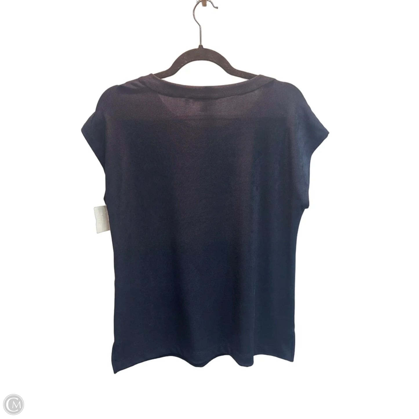 Top Sleeveless By Chicos In Navy, Size: M