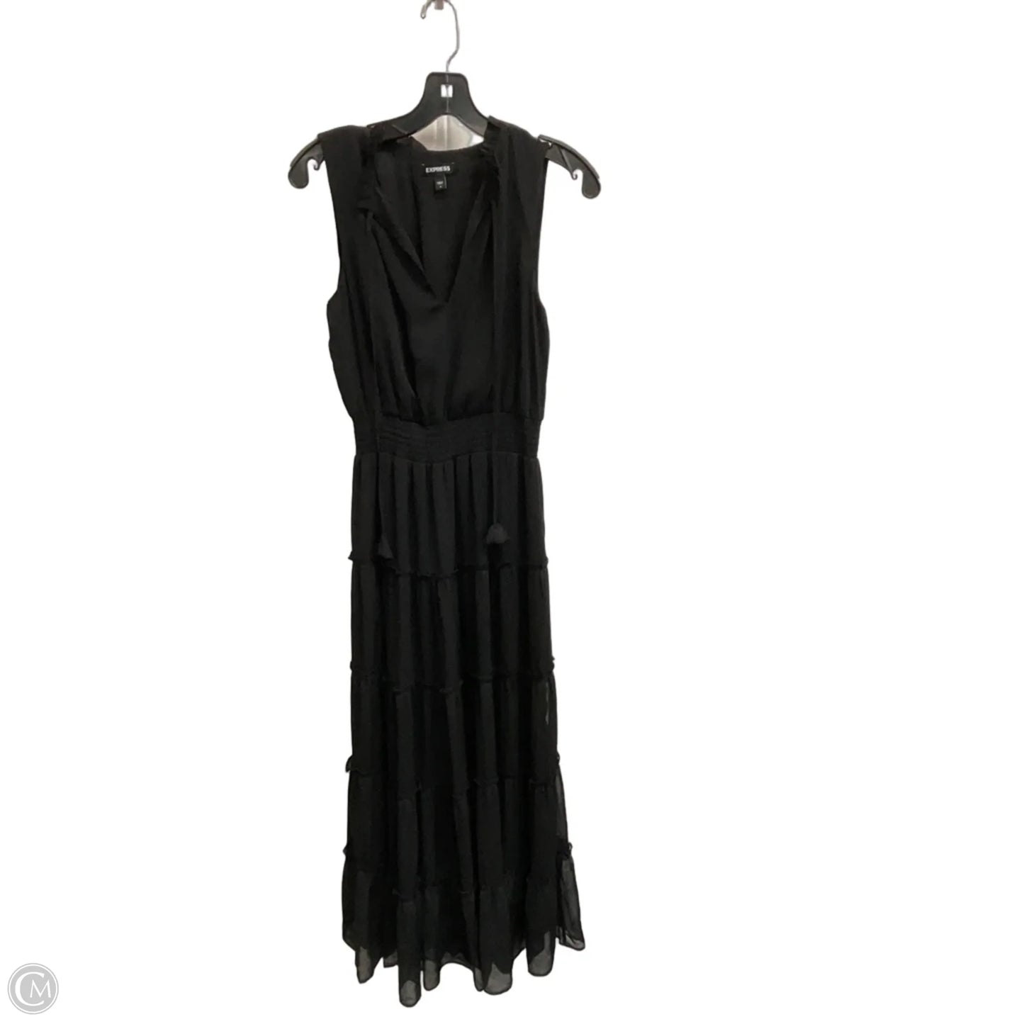 Dress Party Long By Express In Black, Size: S