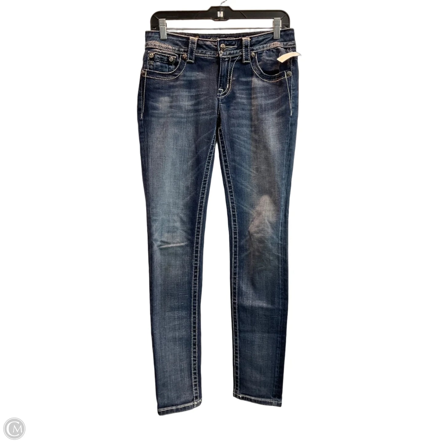 Jeans Skinny By Miss Me In Blue Denim, Size: 6