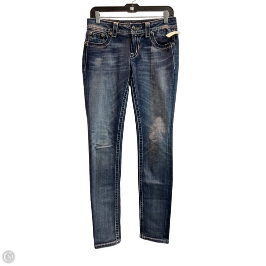 Jeans Skinny By Miss Me In Blue Denim, Size: 6