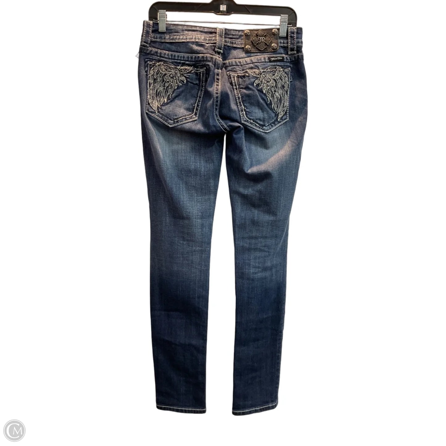 Jeans Skinny By Miss Me In Blue Denim, Size: 6