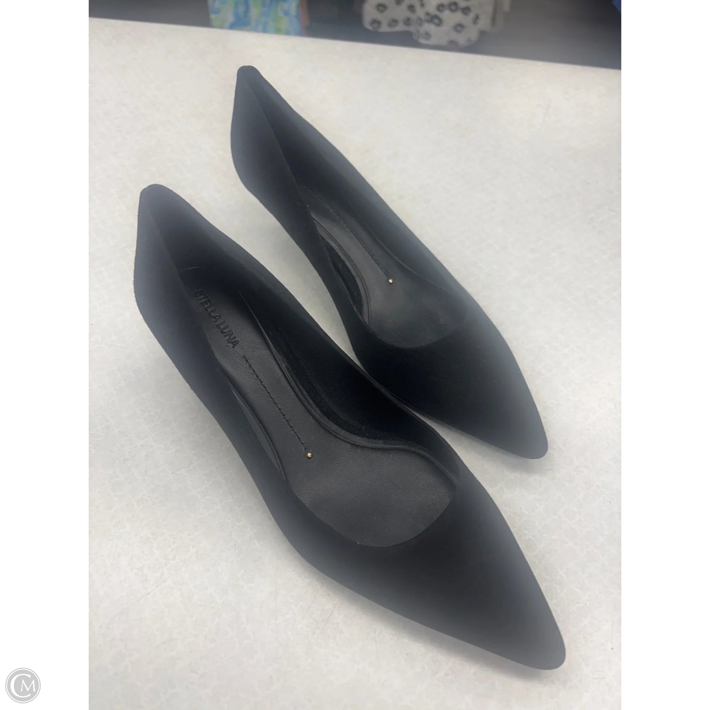 Shoes Heels Kitten By Clothes Mentor In Black, Size: 8