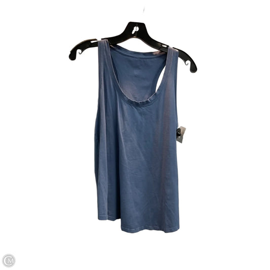 Athletic Tank Top By Lululemon In Blue, Size: L