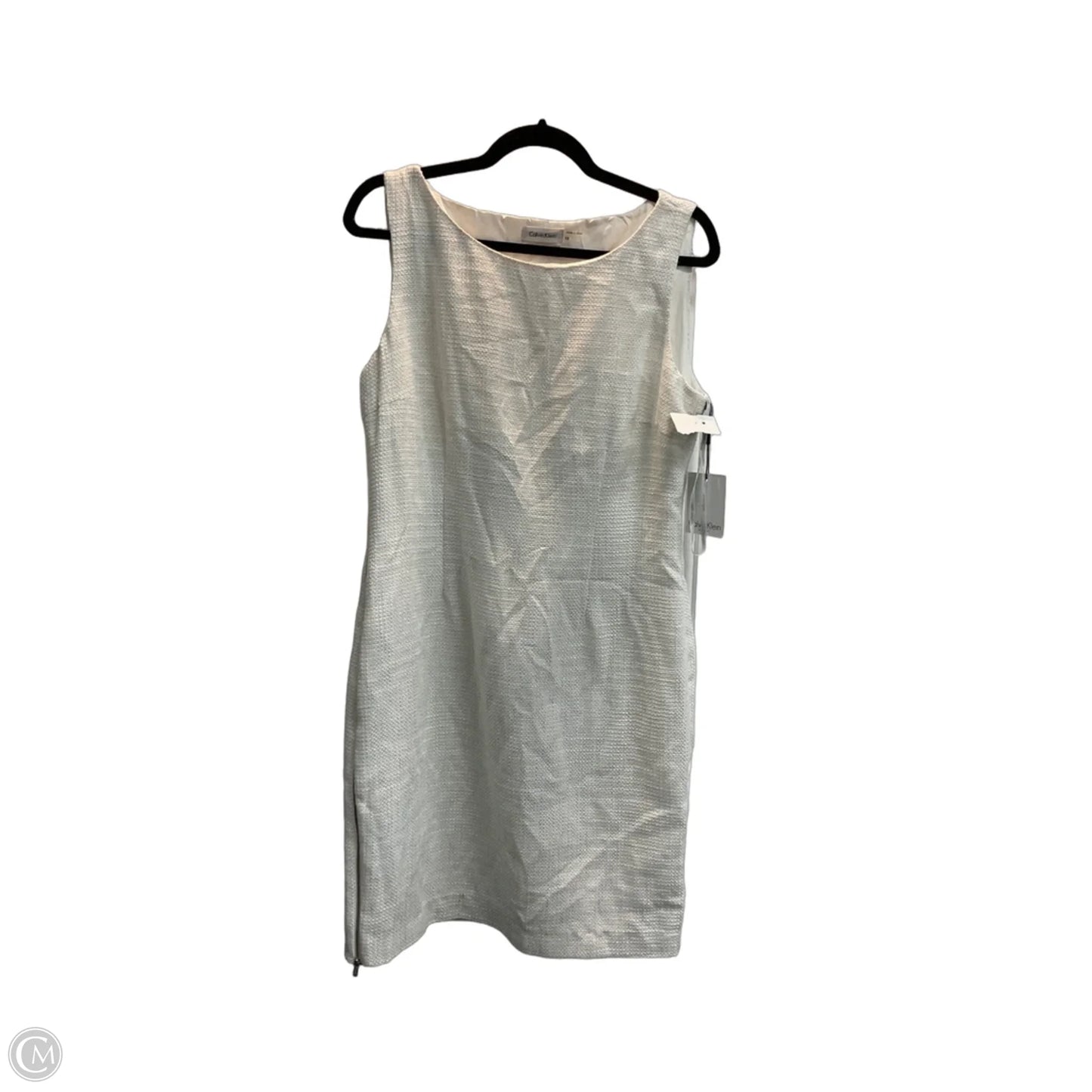 Dress Work By Calvin Klein In White, Size: L