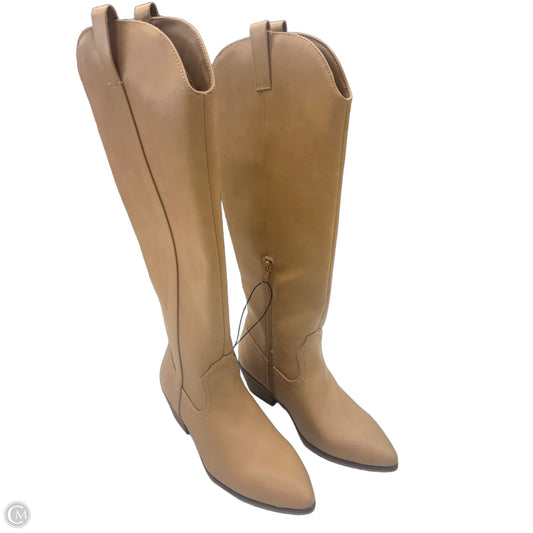 Boots Knee Flats By Universal Thread In Tan, Size: 7.5