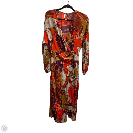 Dress Party Midi By Anthropologie In Multi-colored, Size: M