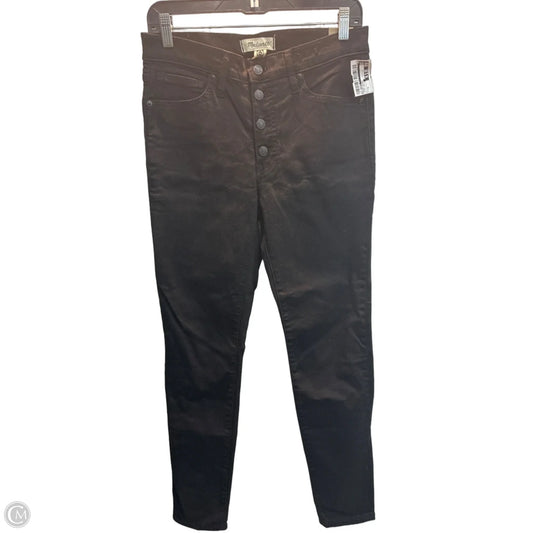 Jeans Skinny By Madewell In Black Denim, Size: 6