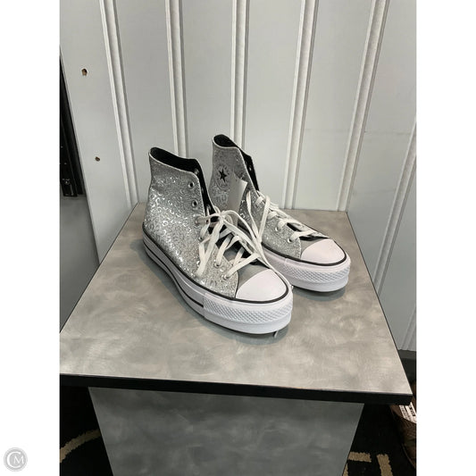 Shoes Sneakers By Converse In Silver, Size: 10