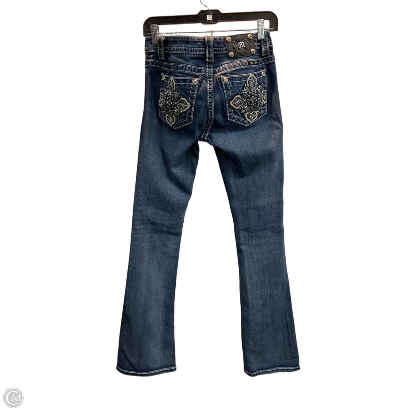 Jeans Boot Cut By Miss Me In Blue Denim, Size: 4