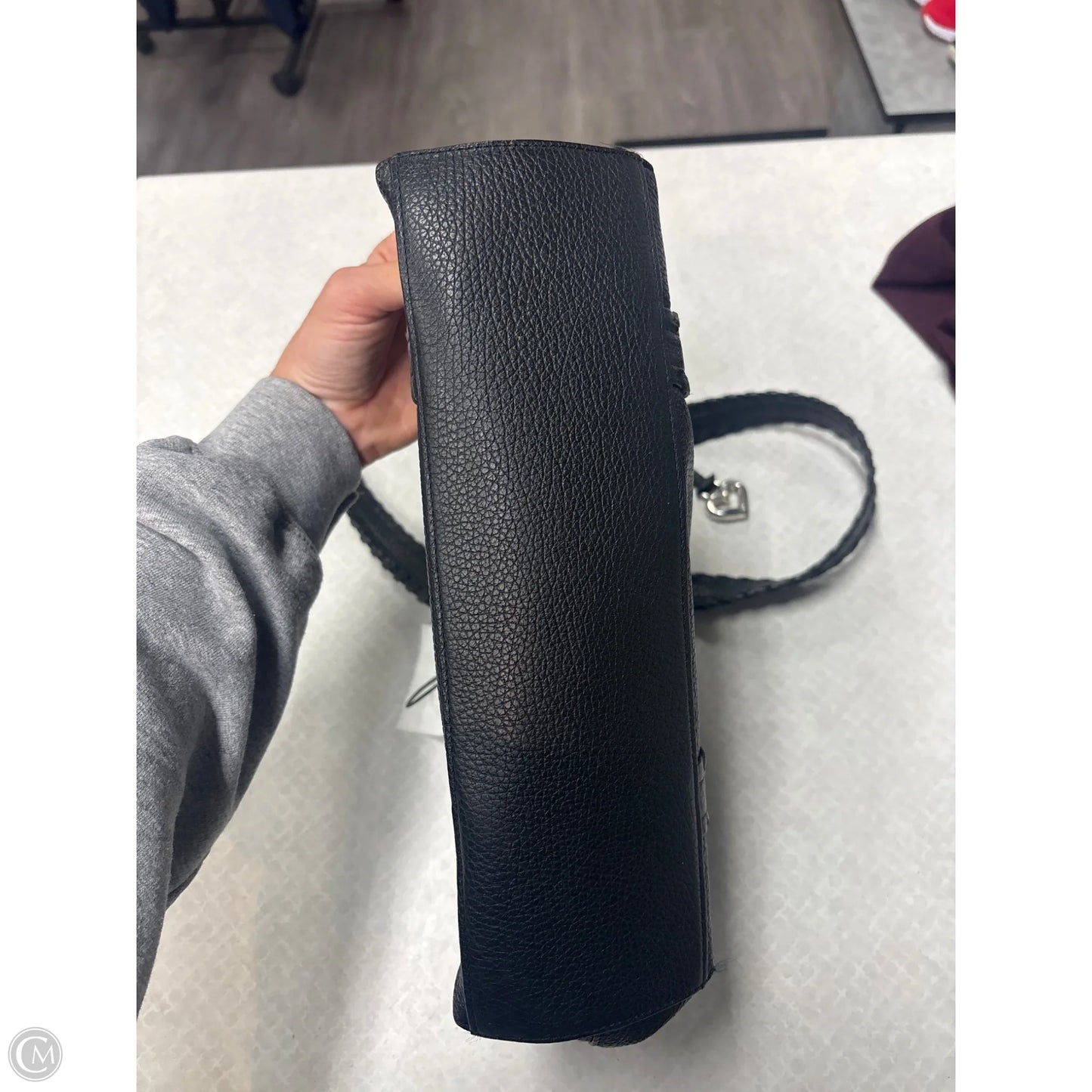 Handbag Leather By Brighton, Size: Medium