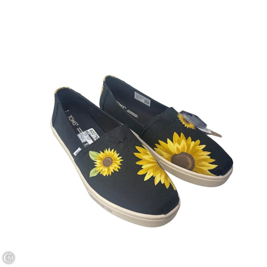 Shoes Flats By Toms In Floral Print, Size: 8.5