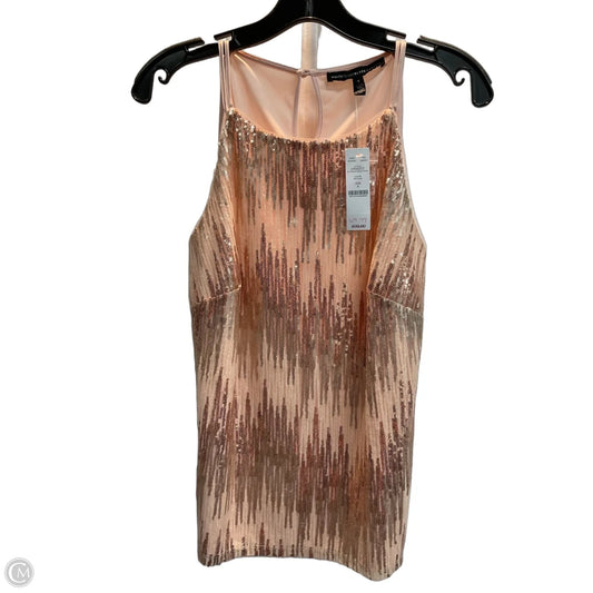 Top Sleeveless By White House Black Market In Rose Gold, Size: S