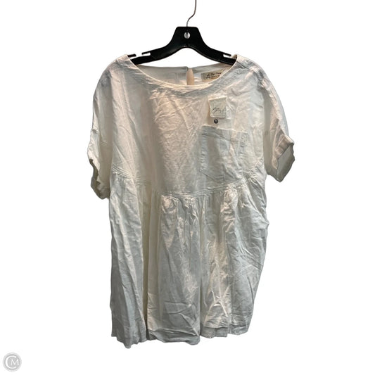 Top Short Sleeve By Free People In White, Size: Xs