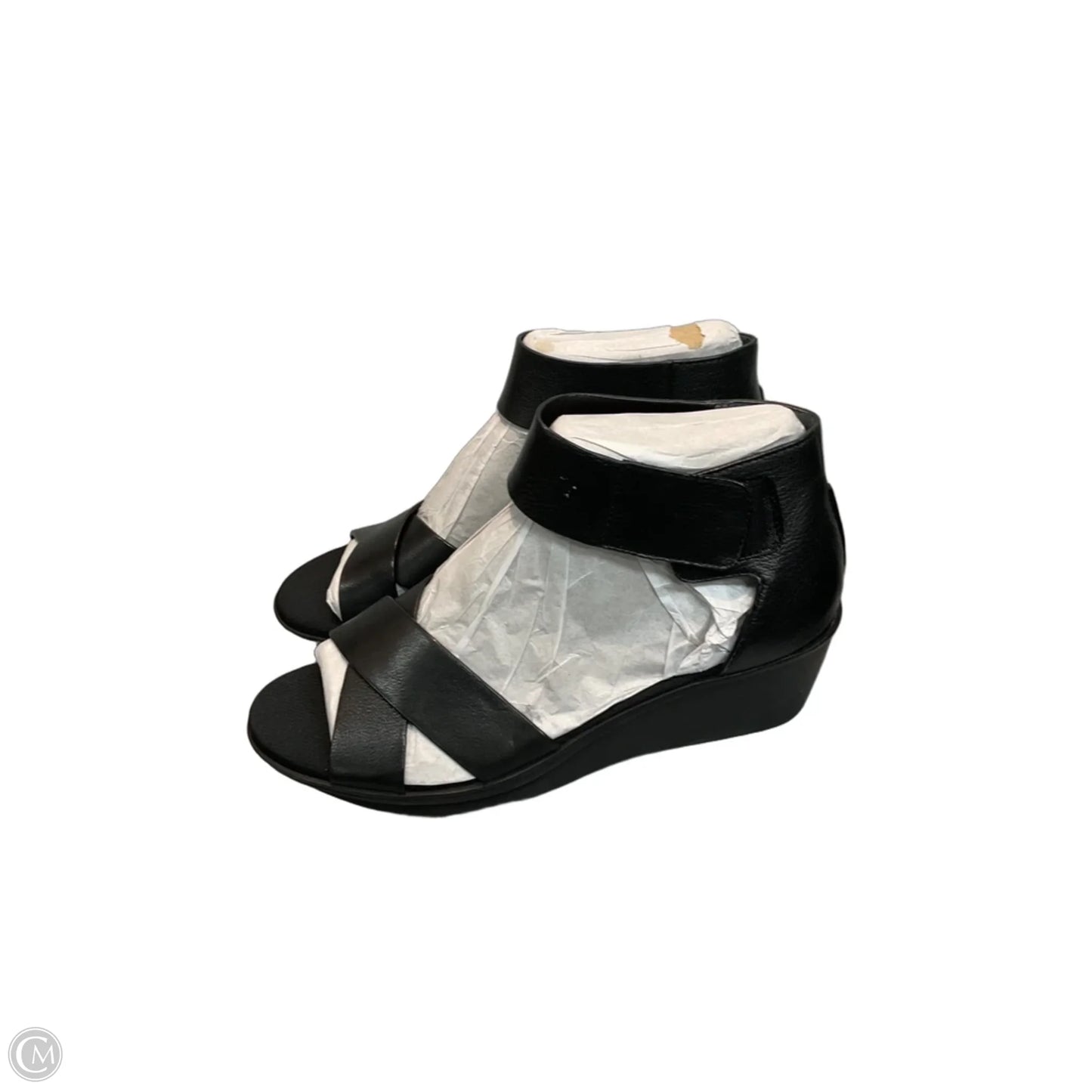 Sandals Heels Wedge By Naturalizer In Black, Size: 9