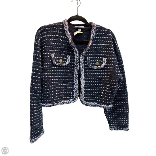 Sweater Cardigan By J. Crew In Blue, Size: M