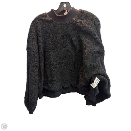 Sweatshirt Crewneck By Fabletics In Black, Size: 1x