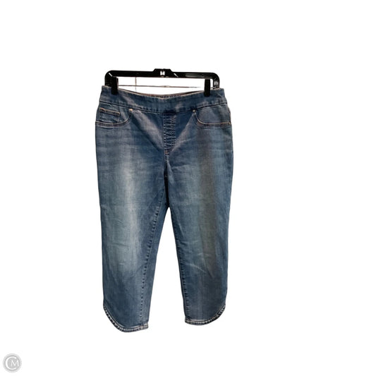 Capris By Chicos In Blue Denim, Size: 6
