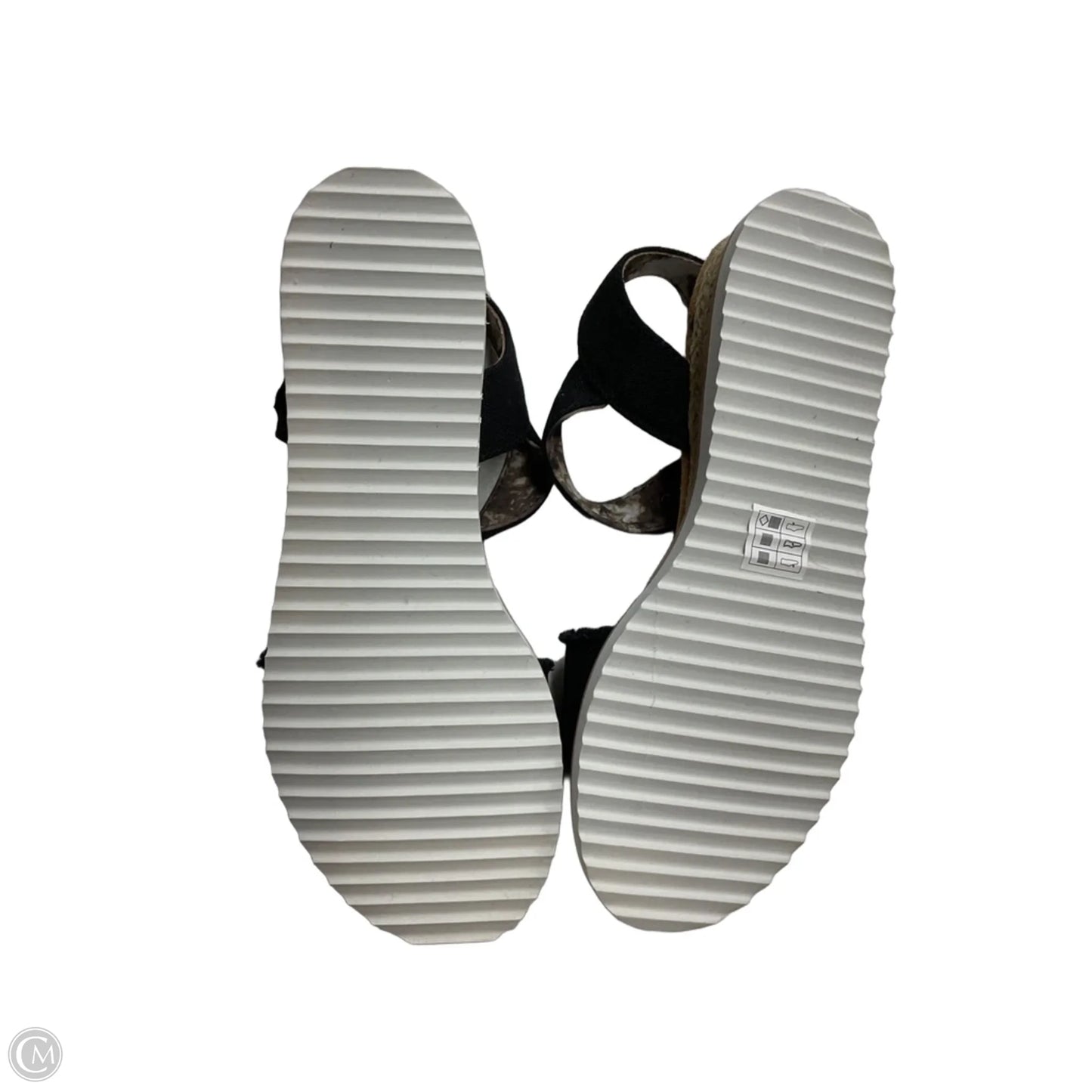 Sandals Flats By Bobs In Black, Size: 9