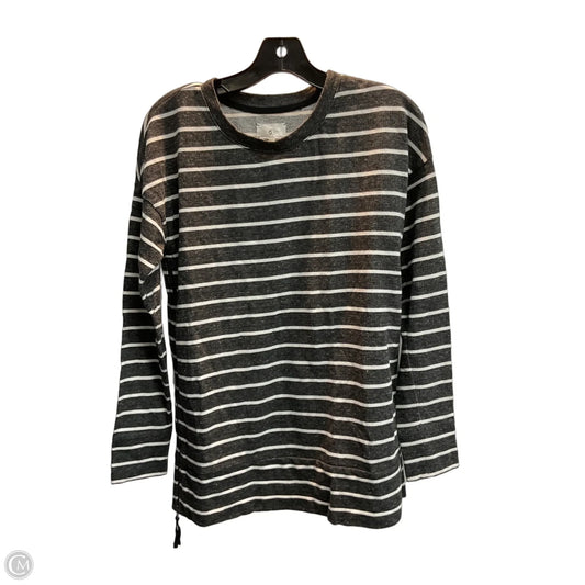 Top Long Sleeve By Lou And Grey In Striped Pattern, Size: Xs