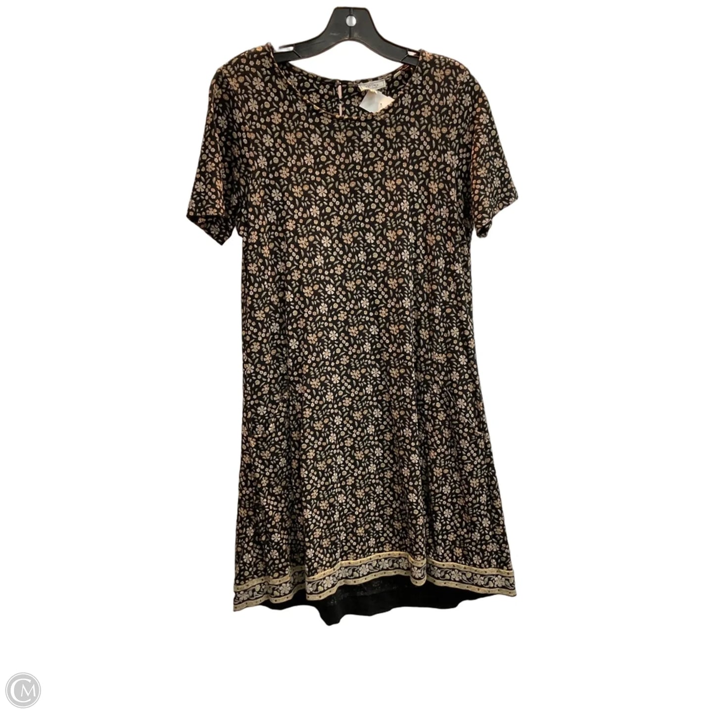 Dress Casual Midi By Cmc In Black, Size: S
